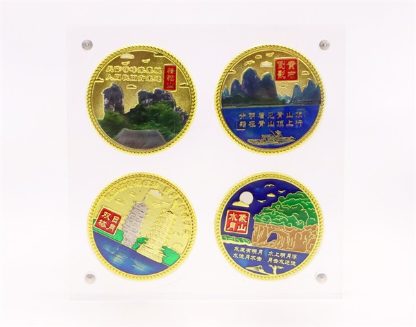 以《印象桂林》景区纪念币，给你一份随身的···